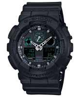 G-Shock Men's Watch Analog & Digital Combo, Black & Green Dial Black Resin Band, GA-100MB-1ADR